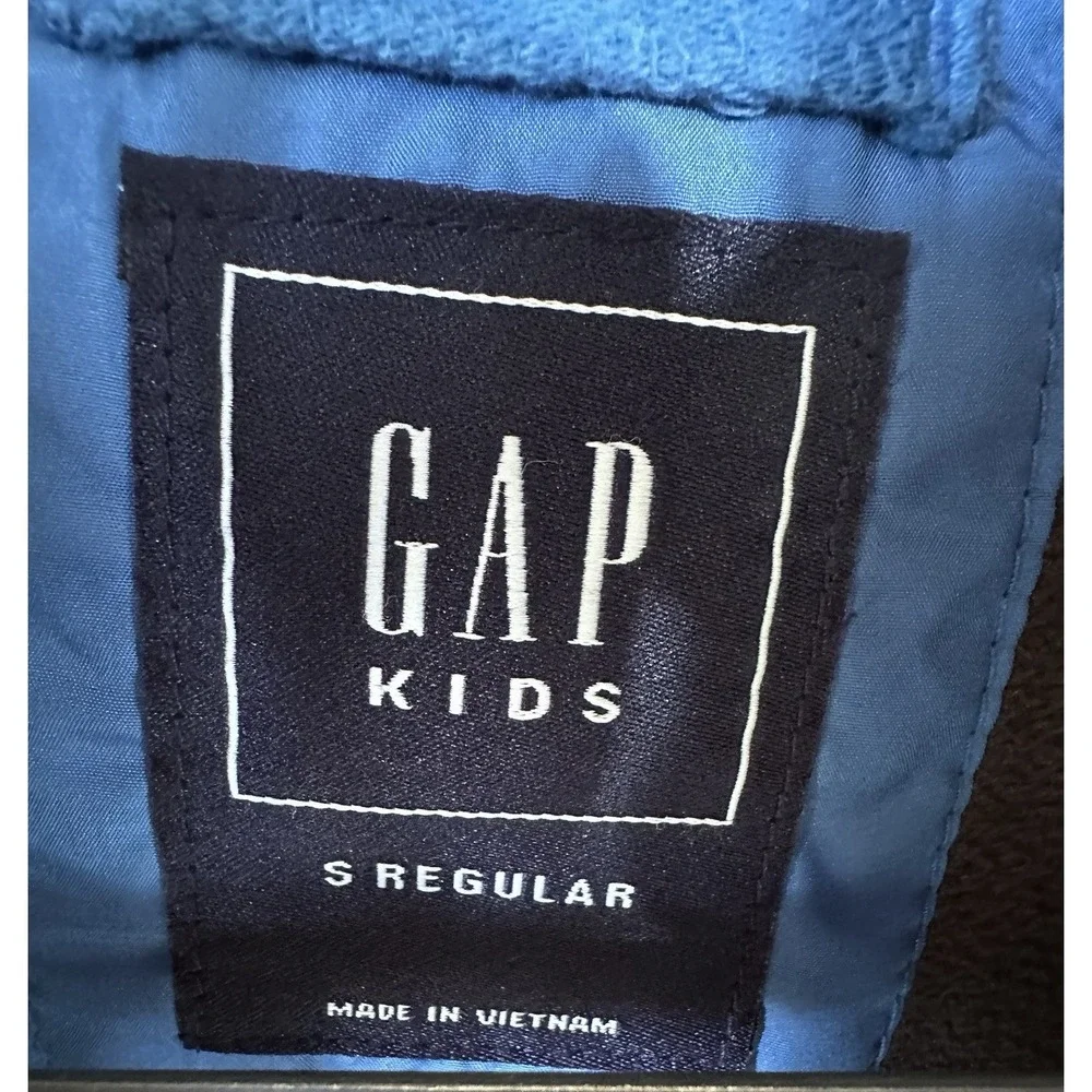 Gap Primaloft Puffer Ski Jacket Winter Boy's Blue Sz Small Pockets